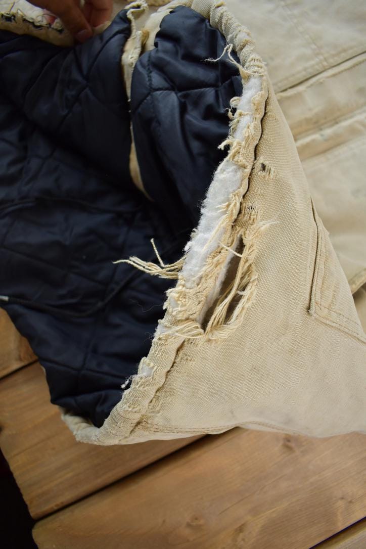 Vintage 1990s Thrashed Carhartt Traditional Work Jacket