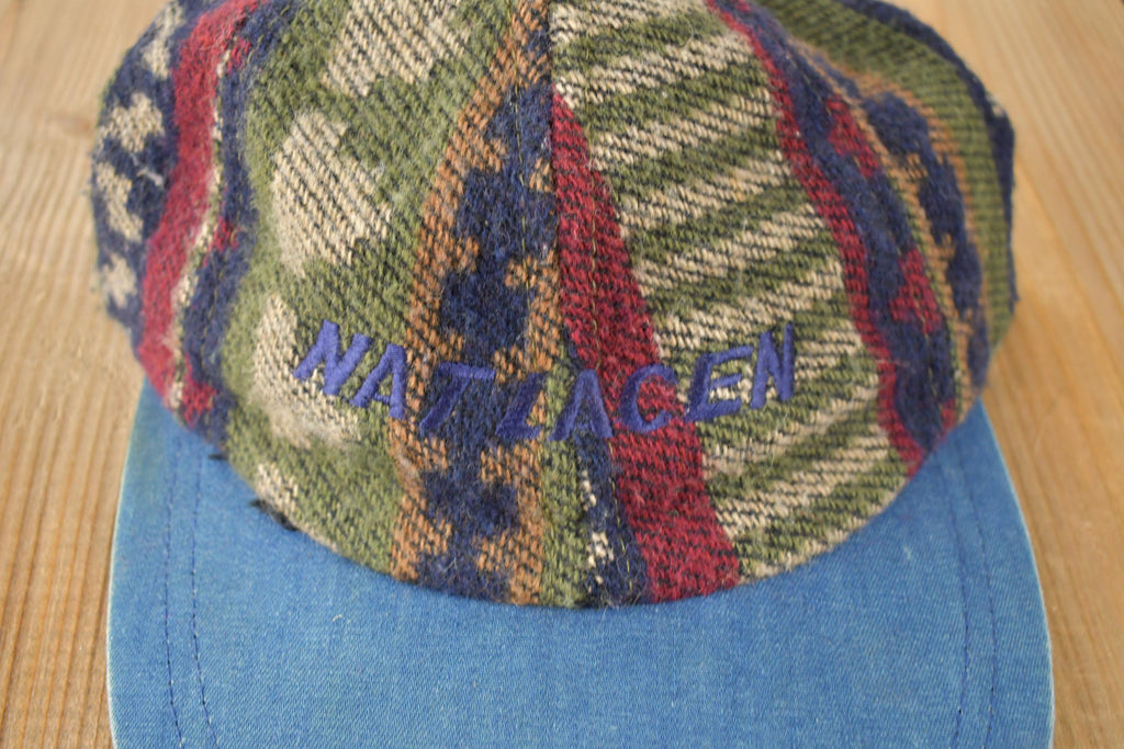 Vintage 1990s Nat Lacen Ski Embroidered Blanket Hat