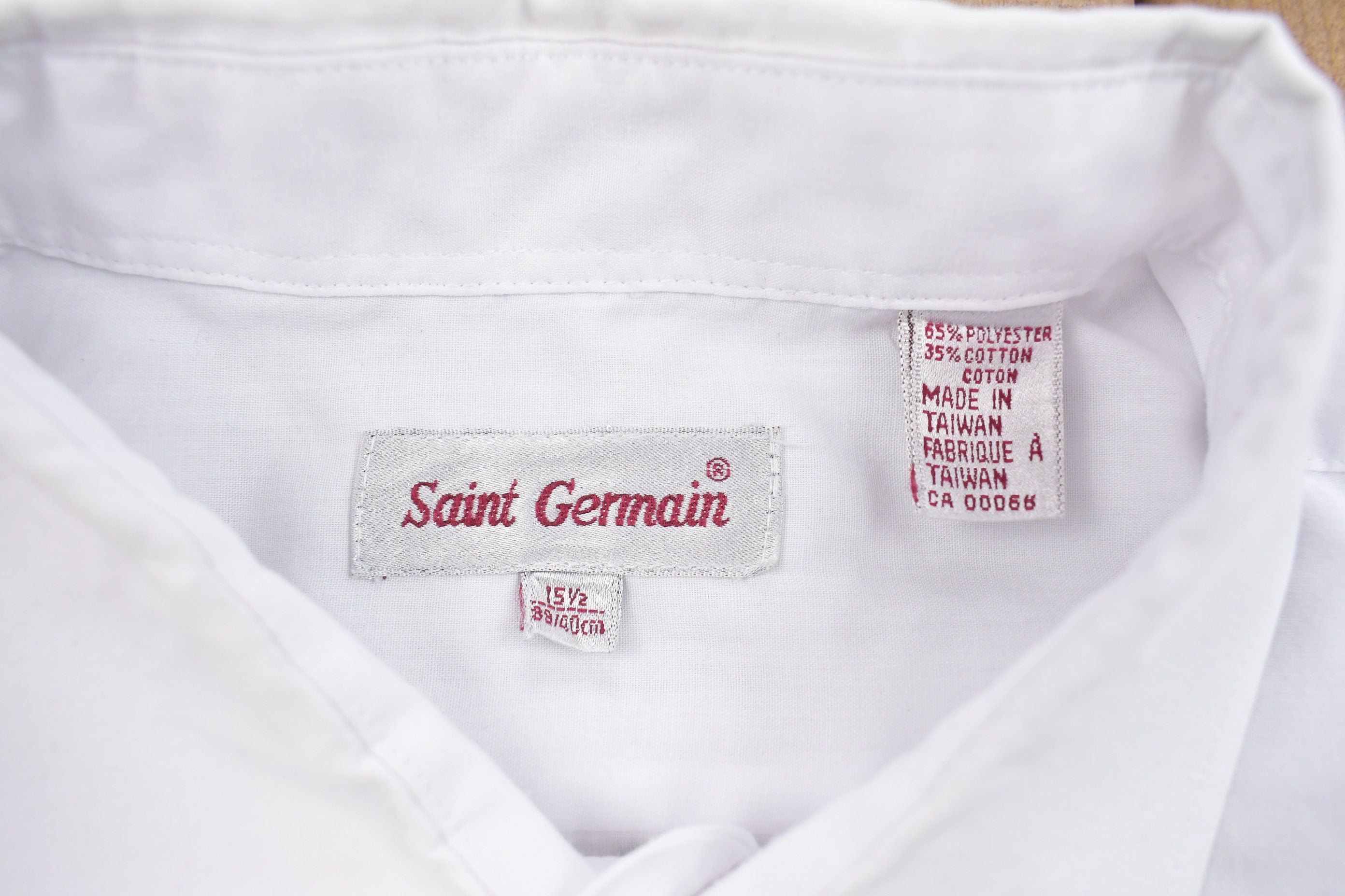 Vintage 1990s Saint Germain Button Up Dress Shirt