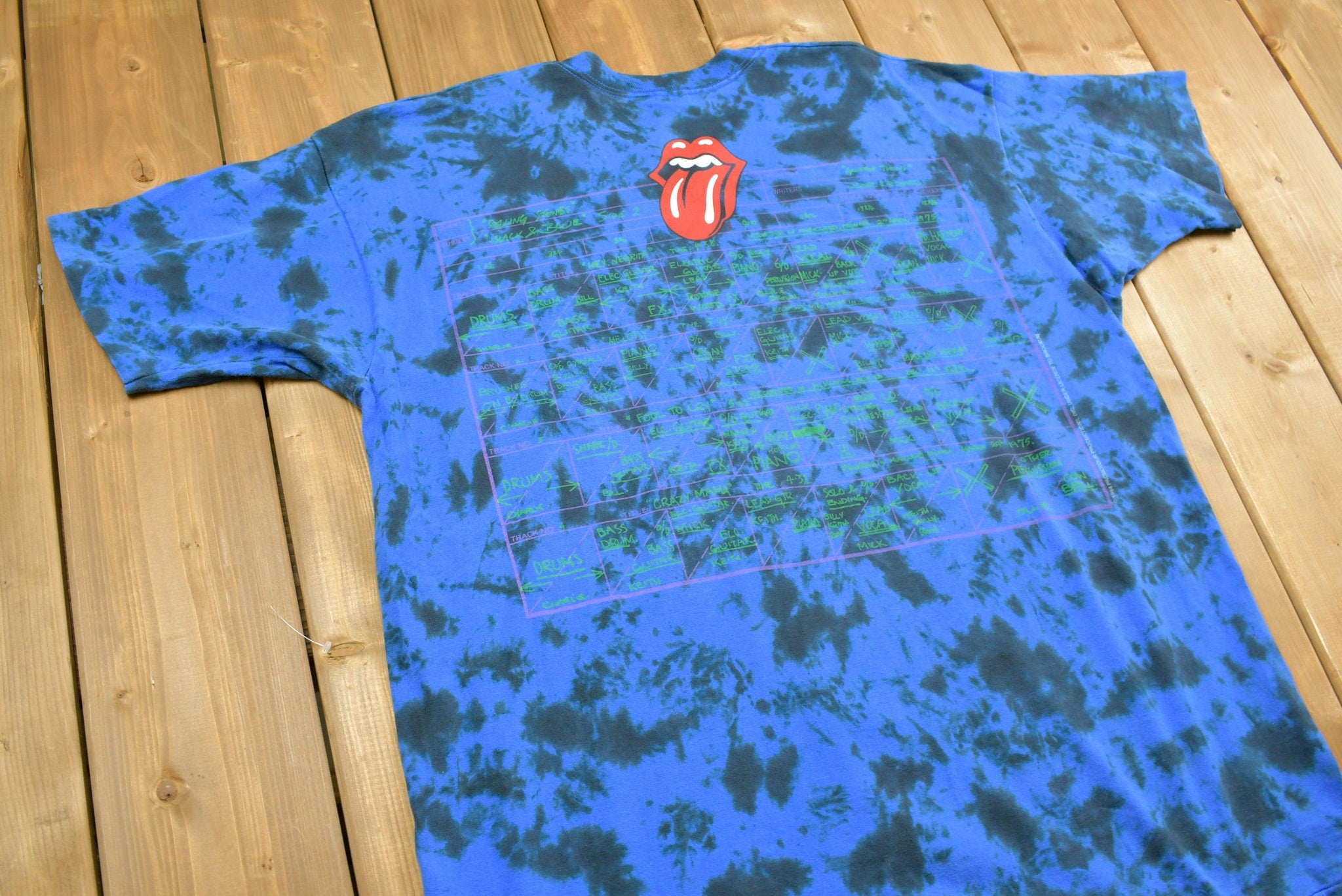 Vintage 1994 Rolling Stones Black And Blue Tour T-shirt