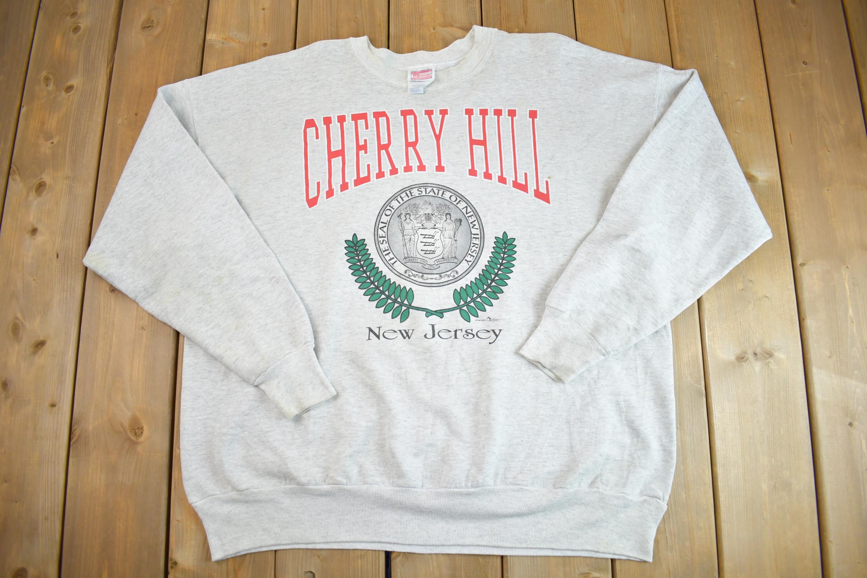 Vintage 1990s Cherry Hill New Jersey Souvenir Crewneck Sweatshirt - XL