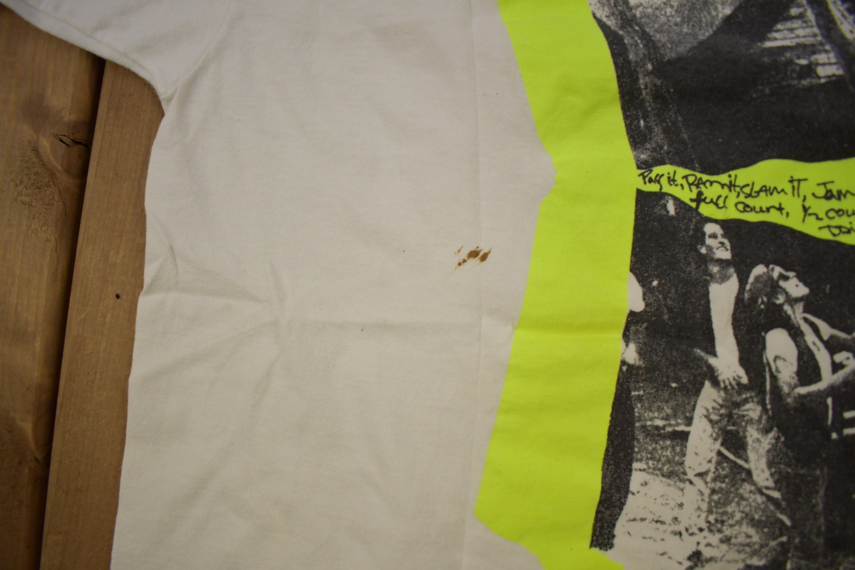 Vintage 1989 Levi's 501 Basketball Graphic T Shirt