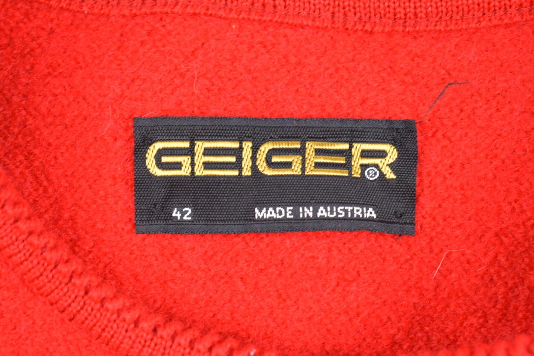 Vintage 1990s Geiger Cardigan Sweater