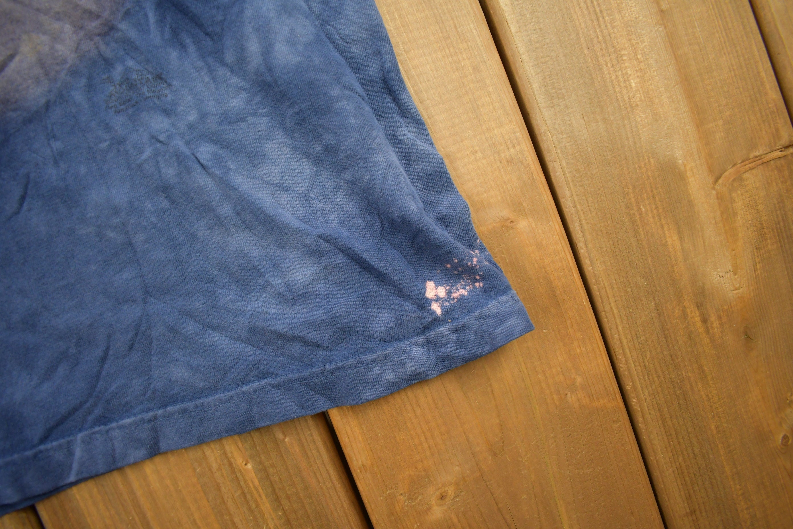 Vintage 1990s American Flag Bald Eagle Graphic Tie Dye T-Shirt