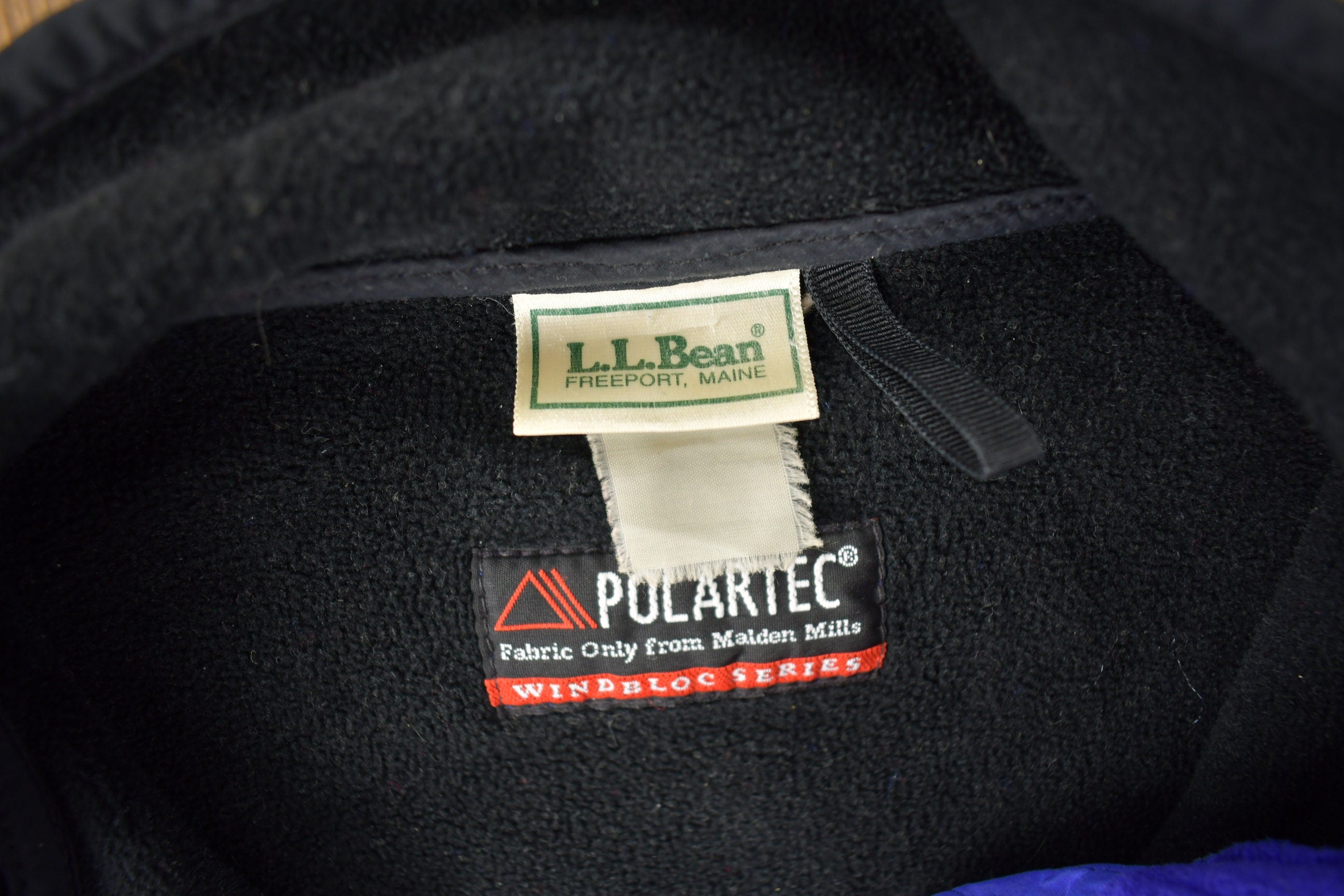 Vintage 1990s LL Bean Polar Tec Fleece Sweater / Outdoorsman / Full Zip / Sportswear / Teal Fleece / Streetwear / Athleisure / Hiking