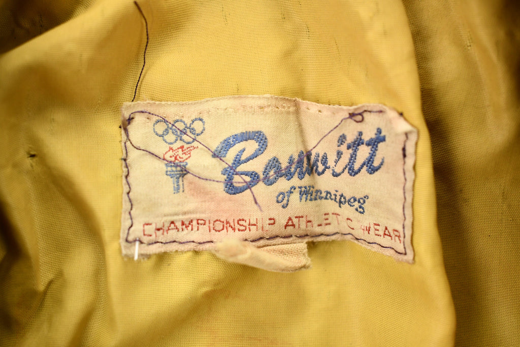 Vintage 1940s Samsonite Horsehide Varsity Jacket Industrial Champs Leather Jacket