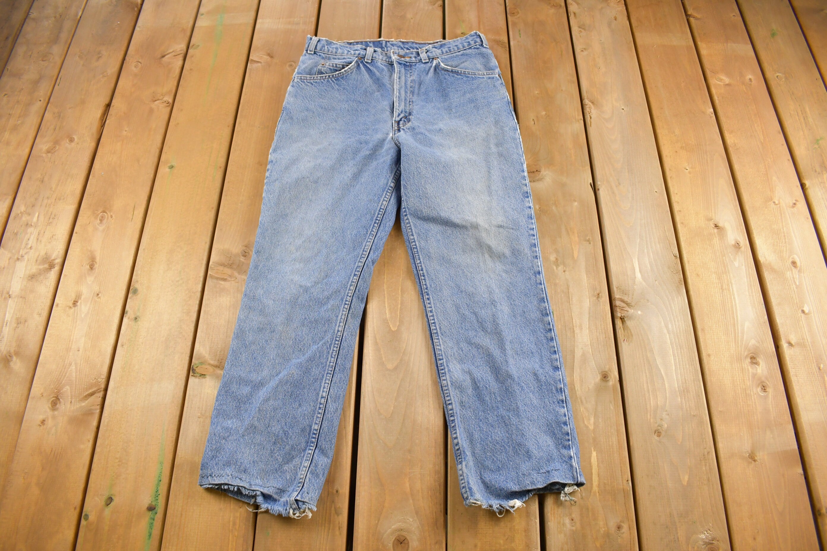 Vintage 1970s Levi's Orange Tab Denim Jeans Size 30 x 26