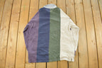Vintage 1990s Mackinaw & Hudson Rugby Striped Shirt Mens XL