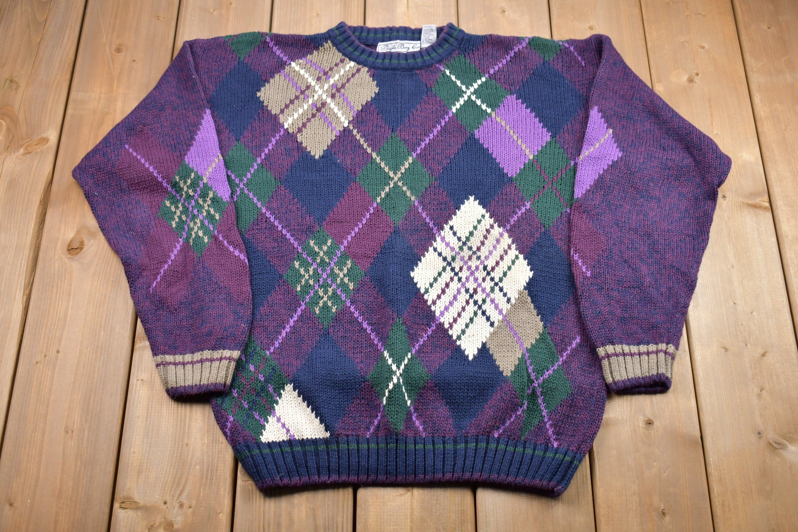 Vintage 1990s Bugle Boy Co Knitted Sweater