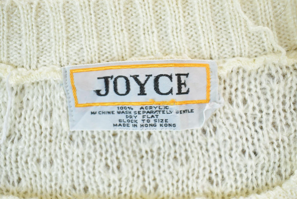Vintage 1980s Joyce Knit Crewneck Sweater
