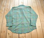 Vintage 1980s Arrow Fireside Plaid Button Up Shirt