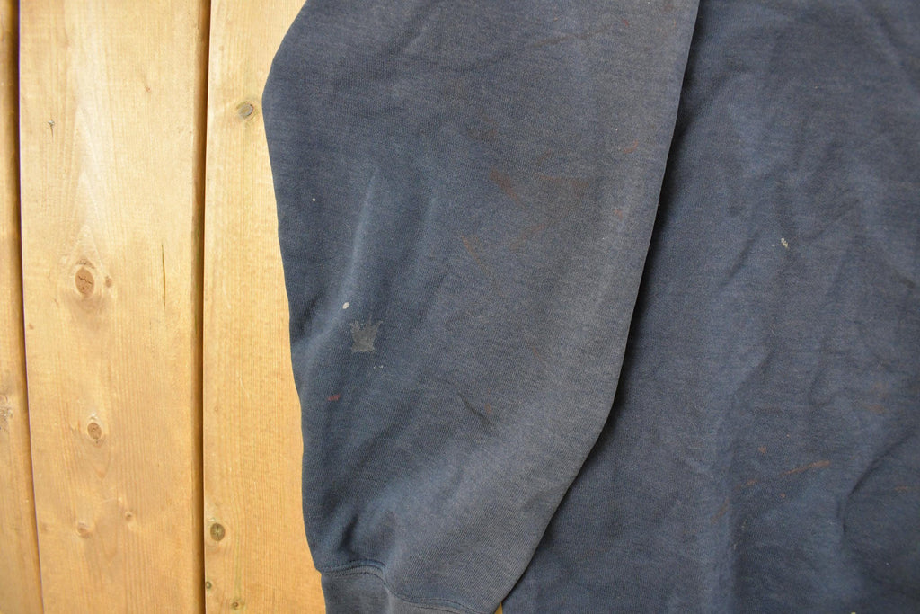 Vintage 1990s Distressed Carhartt Crewneck Sweatshirt Men's 2XL