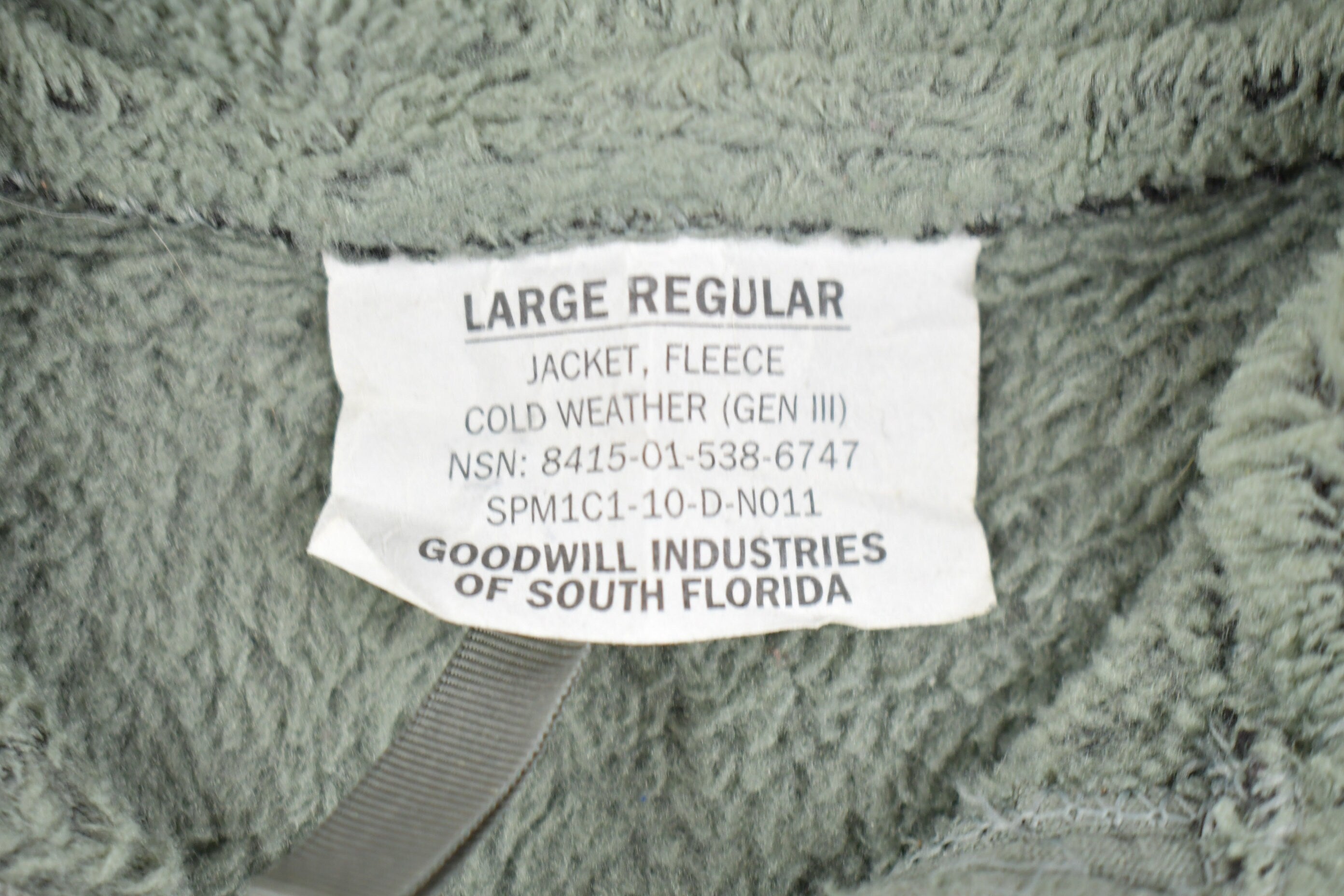 Vintage 1990s Military Cold Weather Fleece Sweater