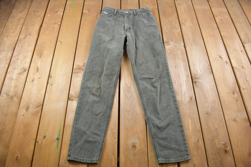 Vintage 1990's Wrangler Women's Grey Jeans 26 x 31