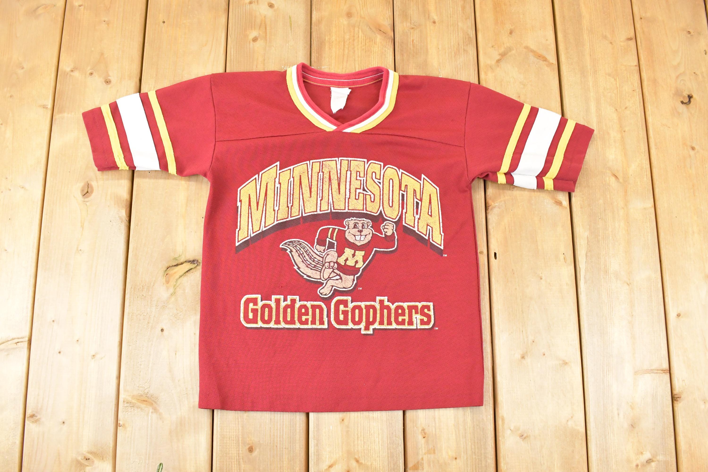 Vintage 1980s Minnesota Golden Gophers Collegiate T-Shirt Youth S
