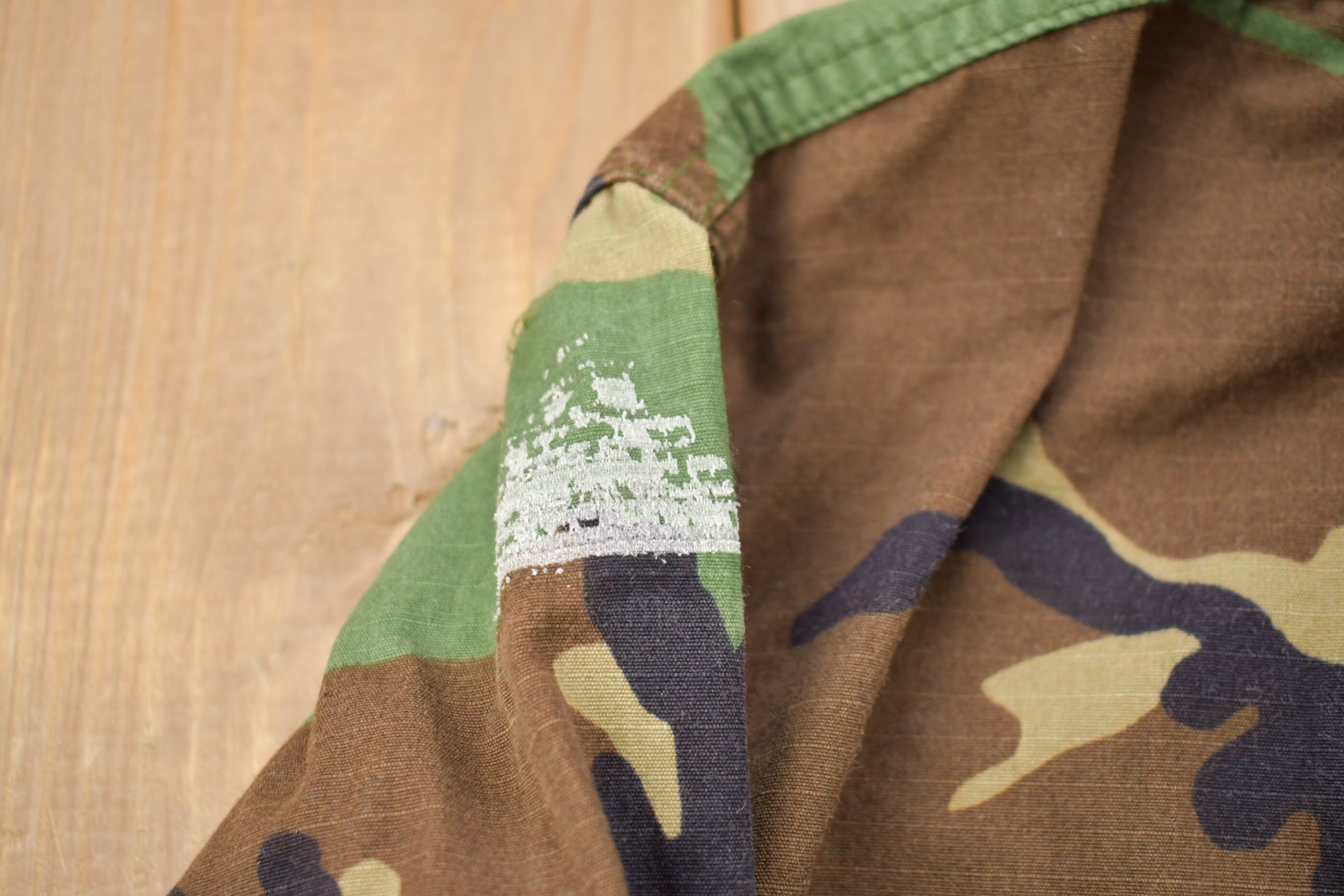 Vintage Military Button Up Shirt