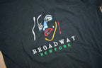 Vintage Y2K Broadway New York Embroidered T Shirt