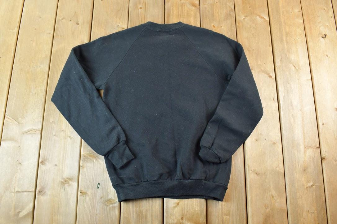 Vintage 1990s Cute Pixel Bunny Crewneck Sweater