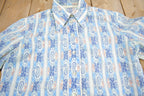 Vintage 1970s Paisley Theme Button Up Shirt