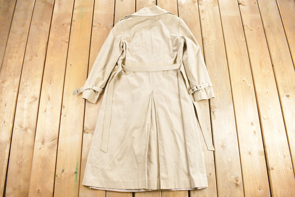 Vintage 1980s Full Length Trench Coat