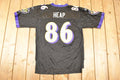 Vintage Y2K Reebok Baltimore Ravens Todd Heap NFL Jersey Men's M / Football Fan Apparel / 2000s Sportswear / Single Stitch Tee