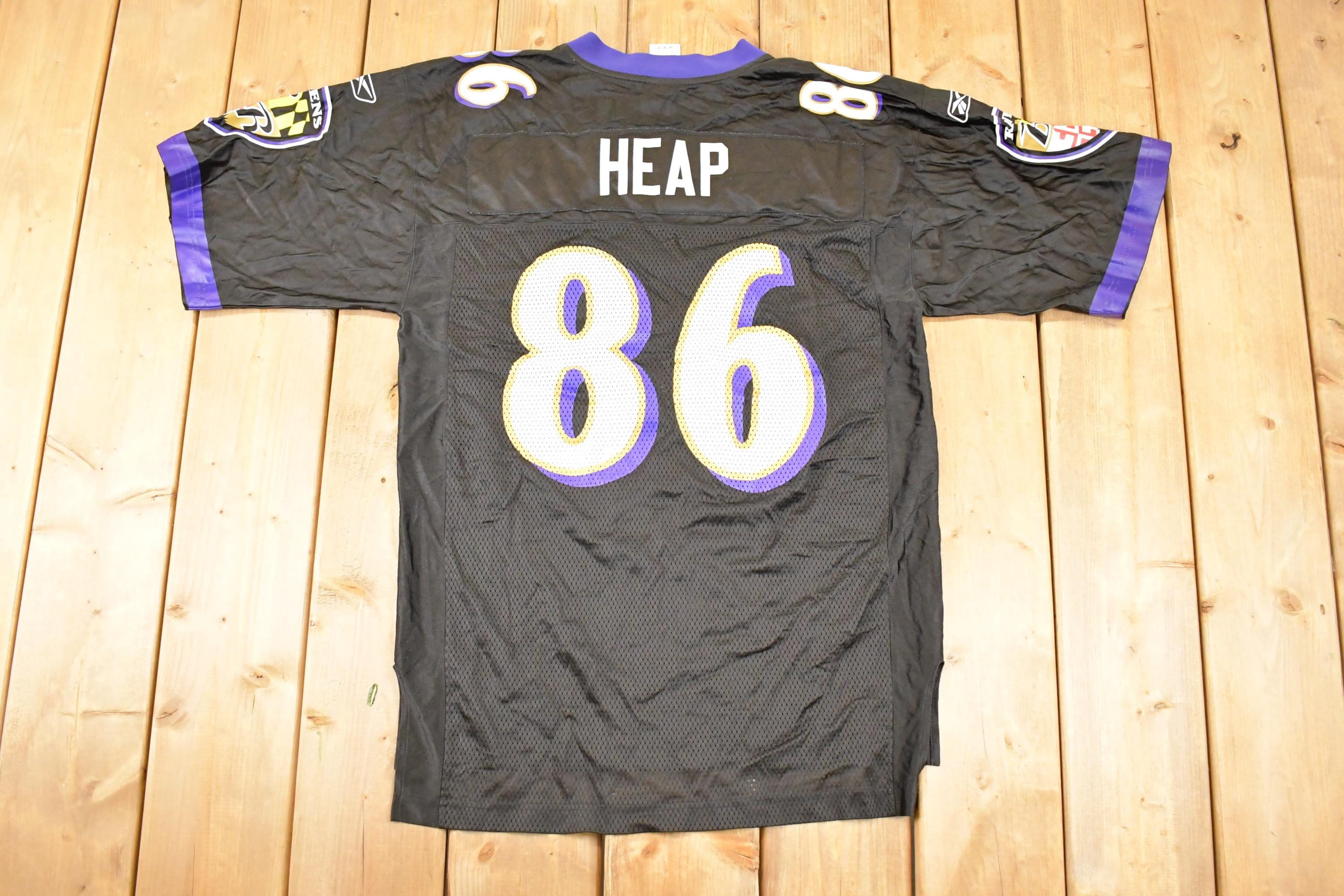 Vintage Y2K Reebok Baltimore Ravens Todd Heap NFL Jersey Men's M / Football Fan Apparel / 2000s Sportswear / Single Stitch Tee