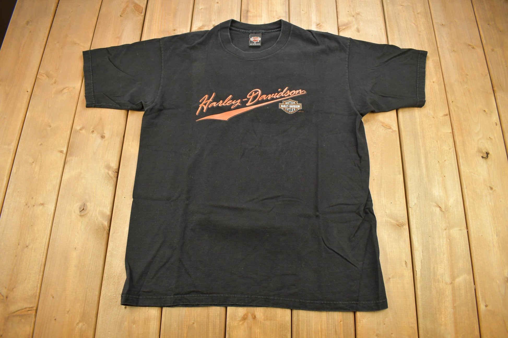 Vintage 1997 Harley Davidson Spanky's Harley Store Peterborough Canada T-Shirt