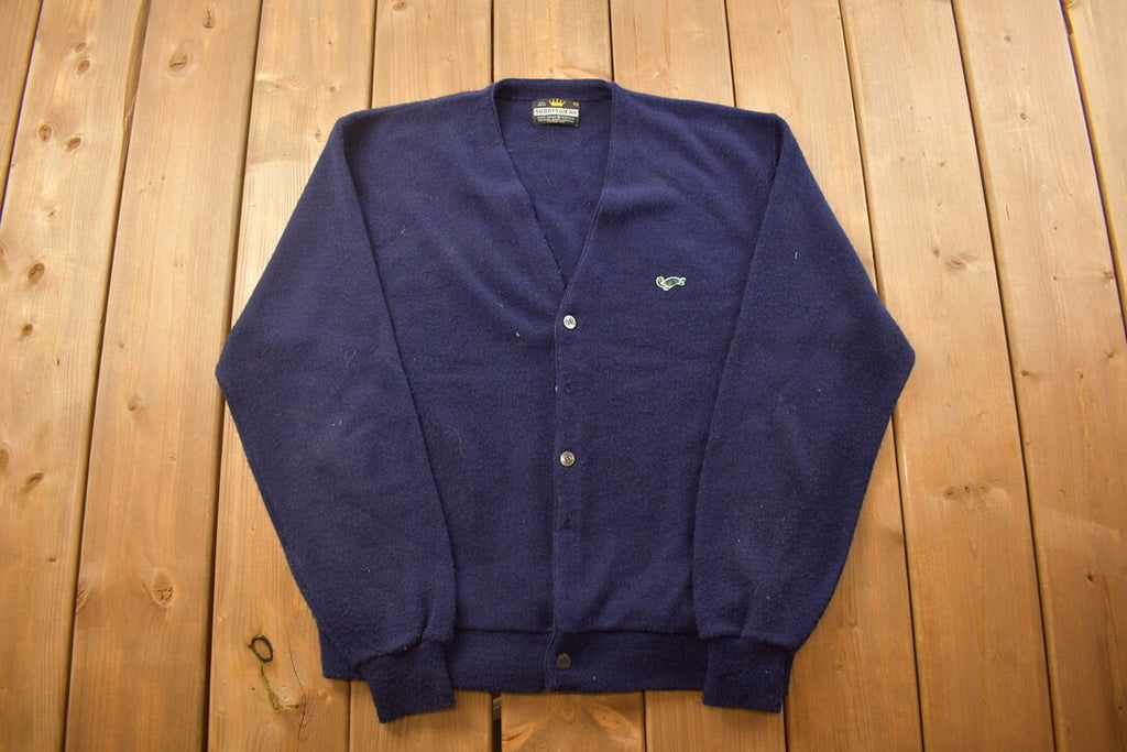 Vintage 1990s Sportswear Cardigan Sweater