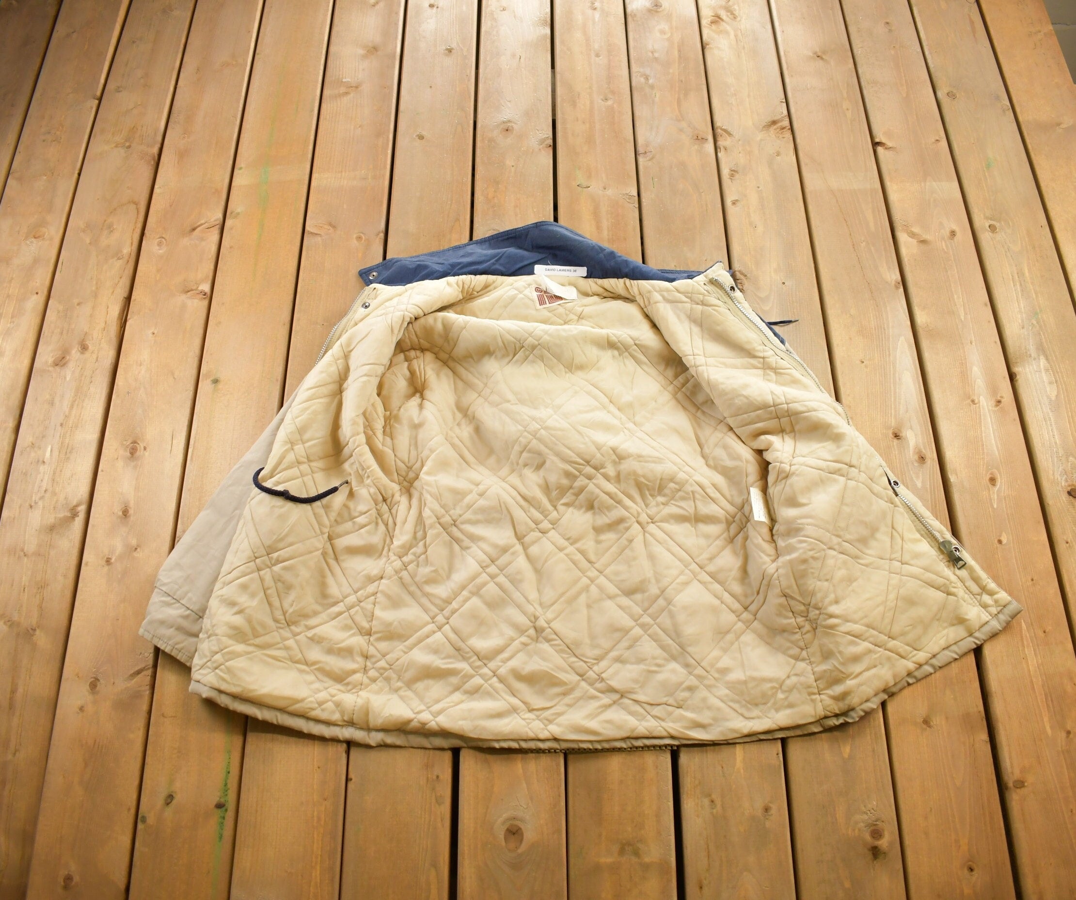 Vintage 1980s ID Rice Color Block Ski Jacket