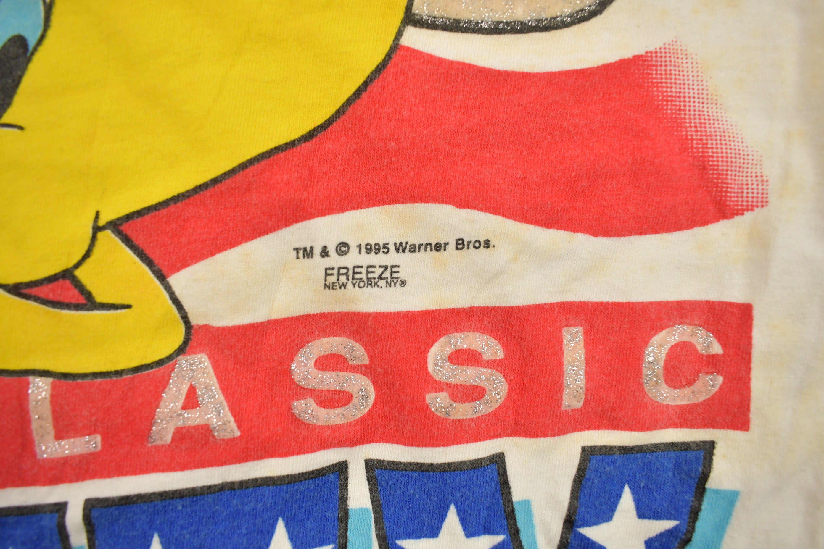 Vintage 1995 All Over Tweety Bird Graphic T Shirt