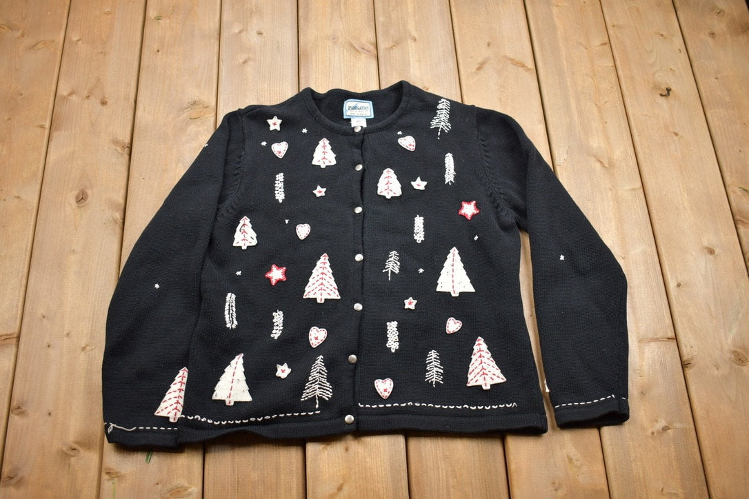 Vintage 1990s Pendleton Wool Knitted Cardigan Sweater