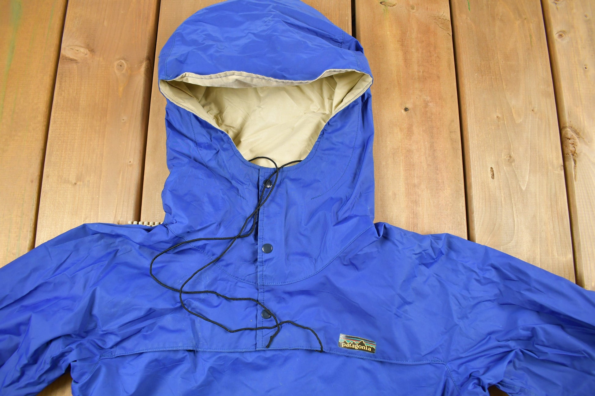 Vintage 1970s Patagonia Anorak Quarter Zip Windbreaker Jacket