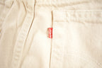Vintage 1990s Levi's 512 White Denim Women's Jeans Size 30 x 30 / Vintage Denim / Streetwear / Vintage Denim / Made In USA / Vintage Levi's