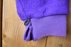 Vintage 1990s White Sierra Fleece Zip Up Sweater