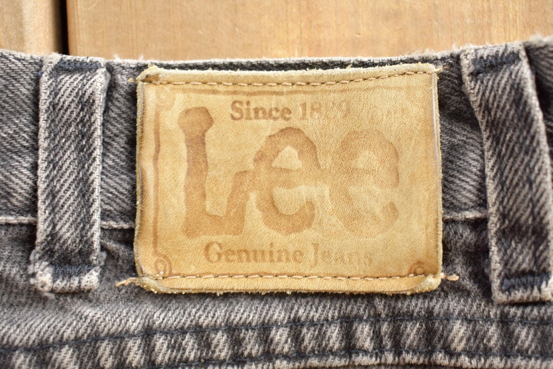 Vintage 1990's Lee Grey Jeans Size 33 x 28.5
