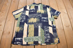 Vintage 1990s Notations Button Up Short Sleeve Shirt