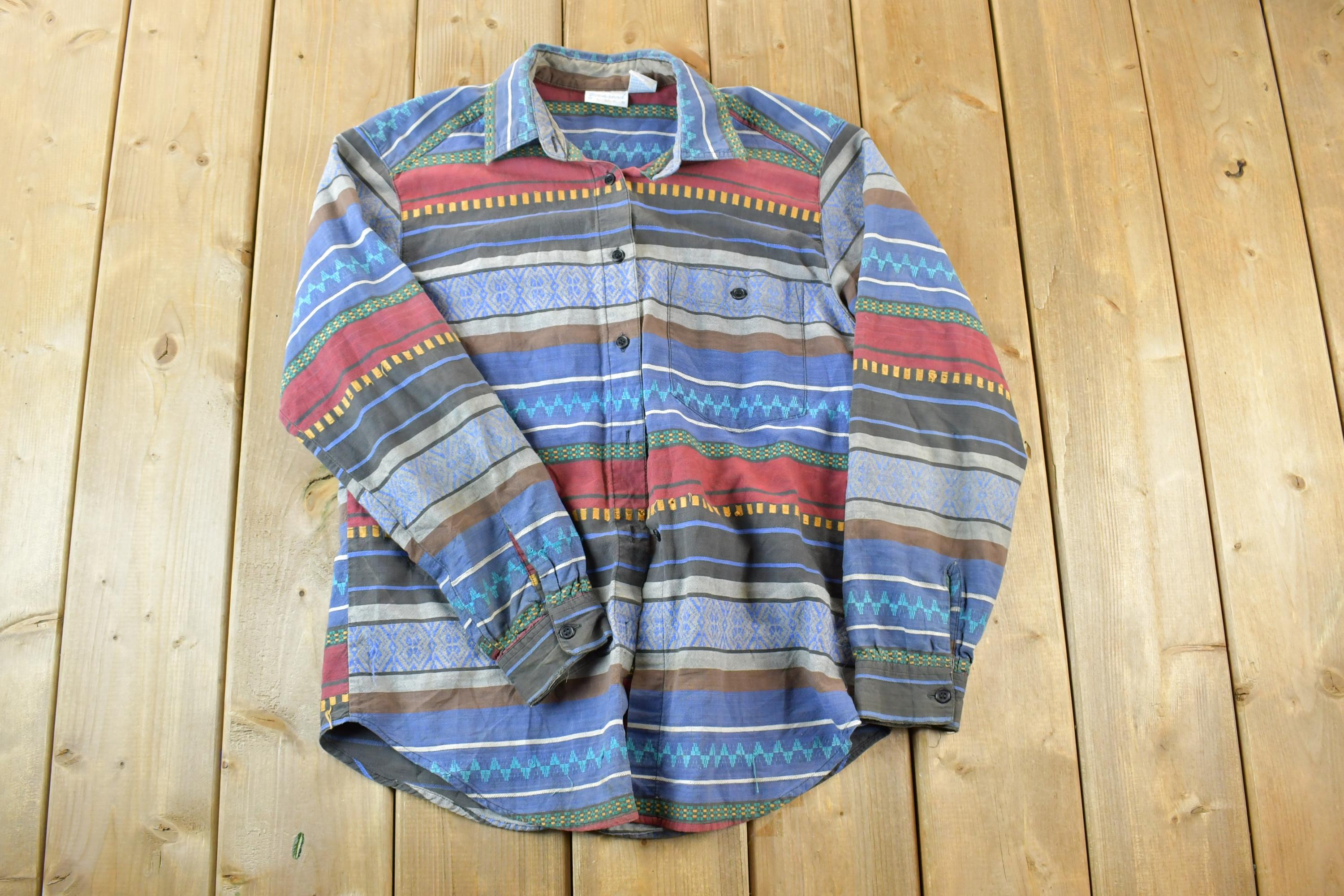 Vintage 80s Backroad Blues Western Button Up Shirt