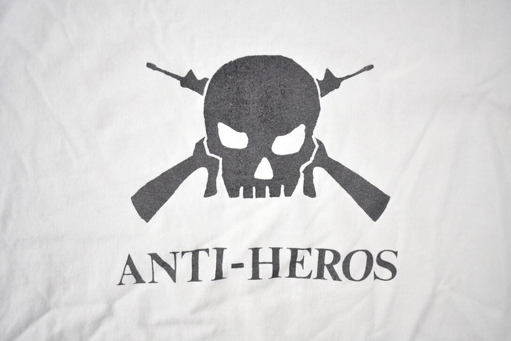 Vintage 1990s Anti-Heros Single Stitch Graphic T Shirt Made In USA Size XL