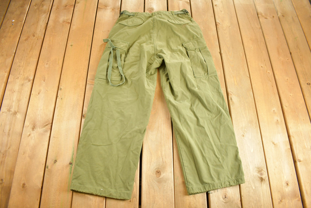 Vintage Military Green Khaki Pants