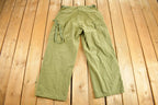 Vintage Military Green Khaki Pants
