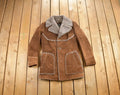Vintage 1980s JC Penny Cowhide Fur Coat