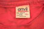Vintage 1990s Anvil Giraffe All Over Print Graphic T Shirt