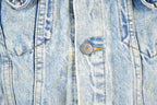 Vintage 1980s Levi's Acid Wash Denim Jean Trucker Jacket Men's Small