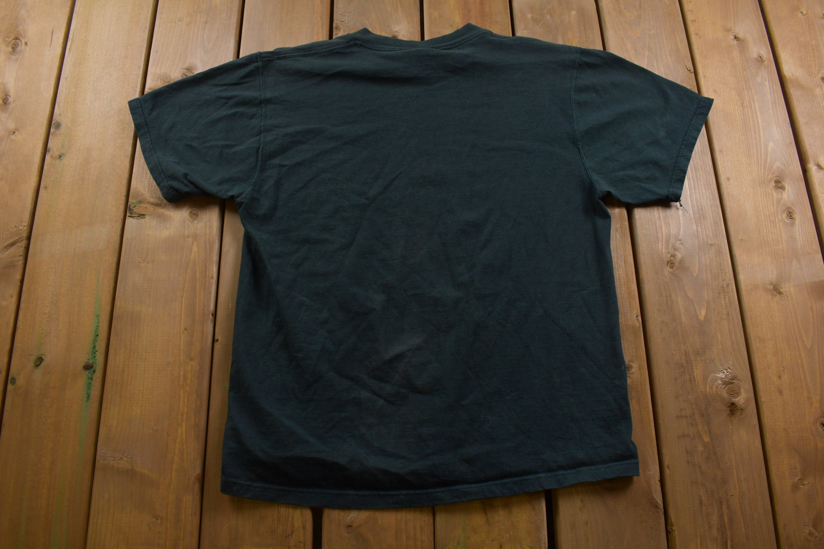 Vintage 1990s Discus Athletics Blank Black T-Shirt  Streetwear  Retro Style  Blank Vintage  Basic Clothes  90s Graphic Tee