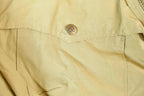 Vintage 1980s Woolrich Plaid Lined Tan Light Jacket