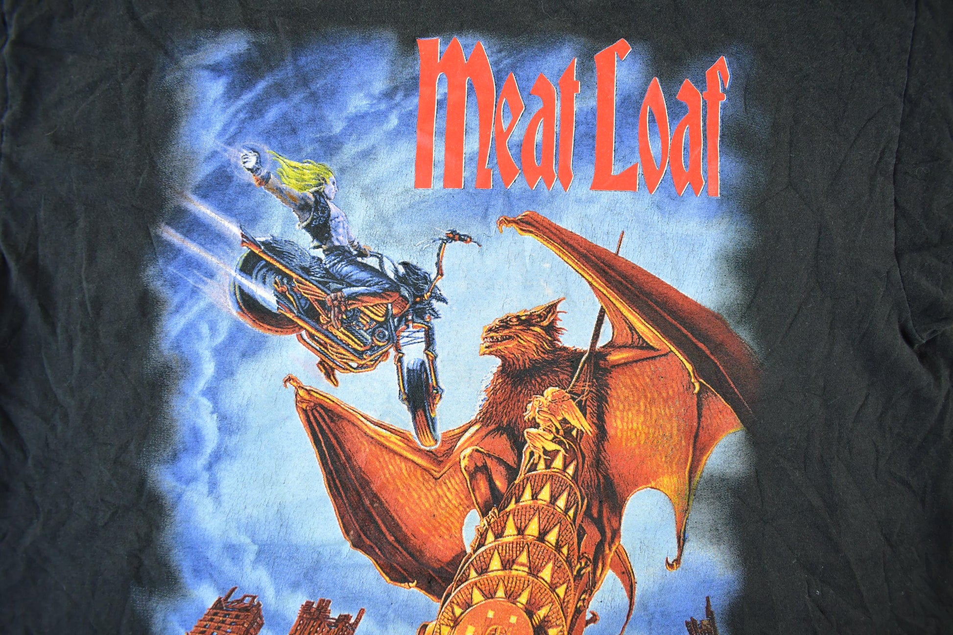 Vintage 1994 Meat Loaf Everything Loader Tour Band T-Shirt Men's XL