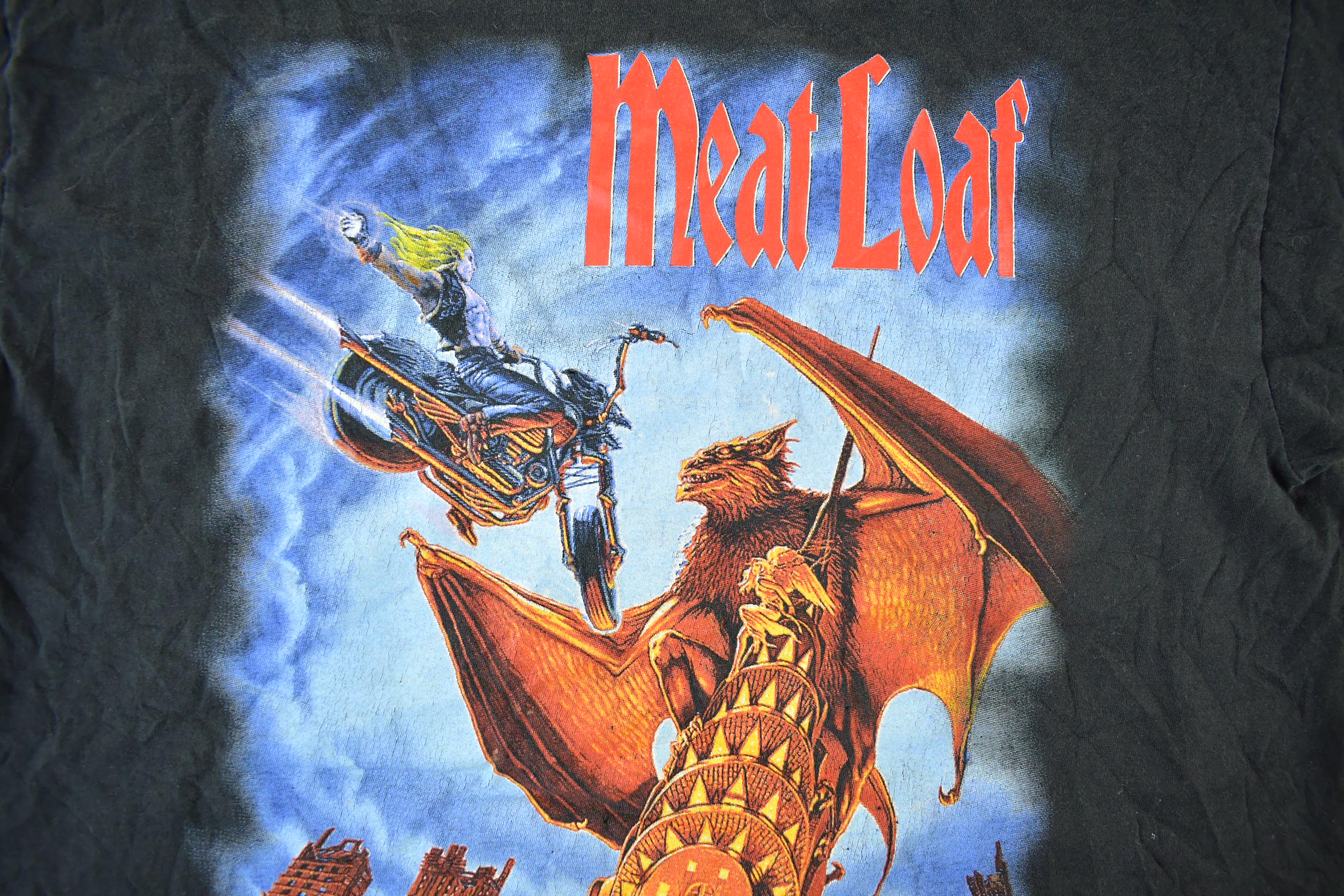 Vintage 1994 Meat Loaf Everything Loader Tour Band T-Shirt Men's XL