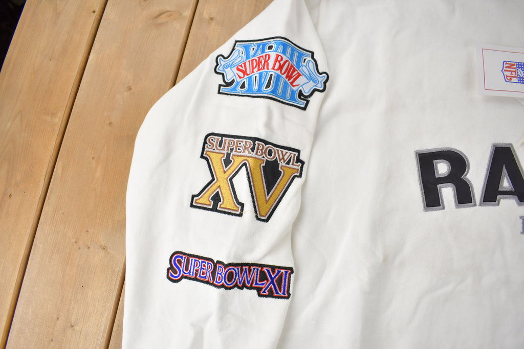 Vintage Y2K Deadstock Raiders NFL Super Bowl Champions Hoodie