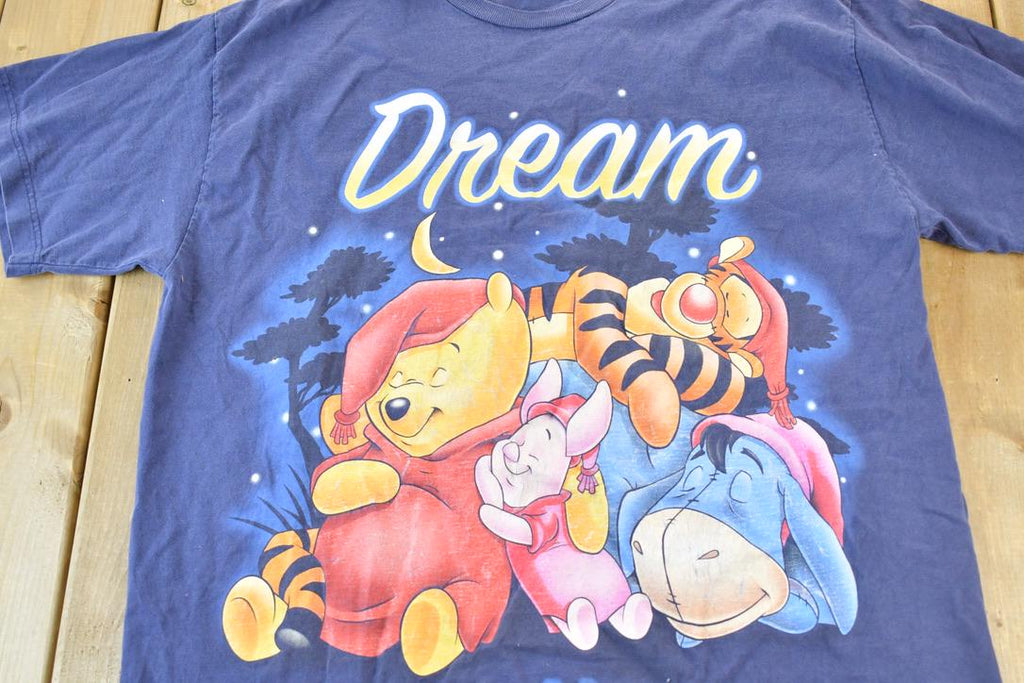 Vintage 1990s Disney Pooh Cartoon Promo T-Shirt