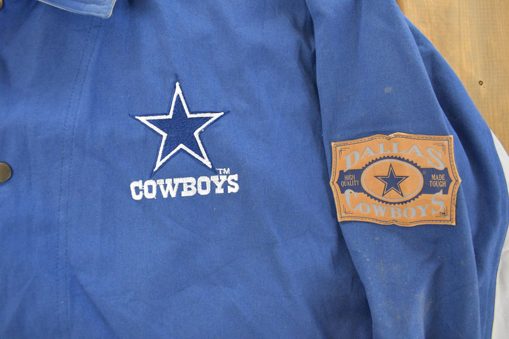 Vintage 1990s Dallas Cowboys Starter NFL Windbreaker Jacket Men's Large